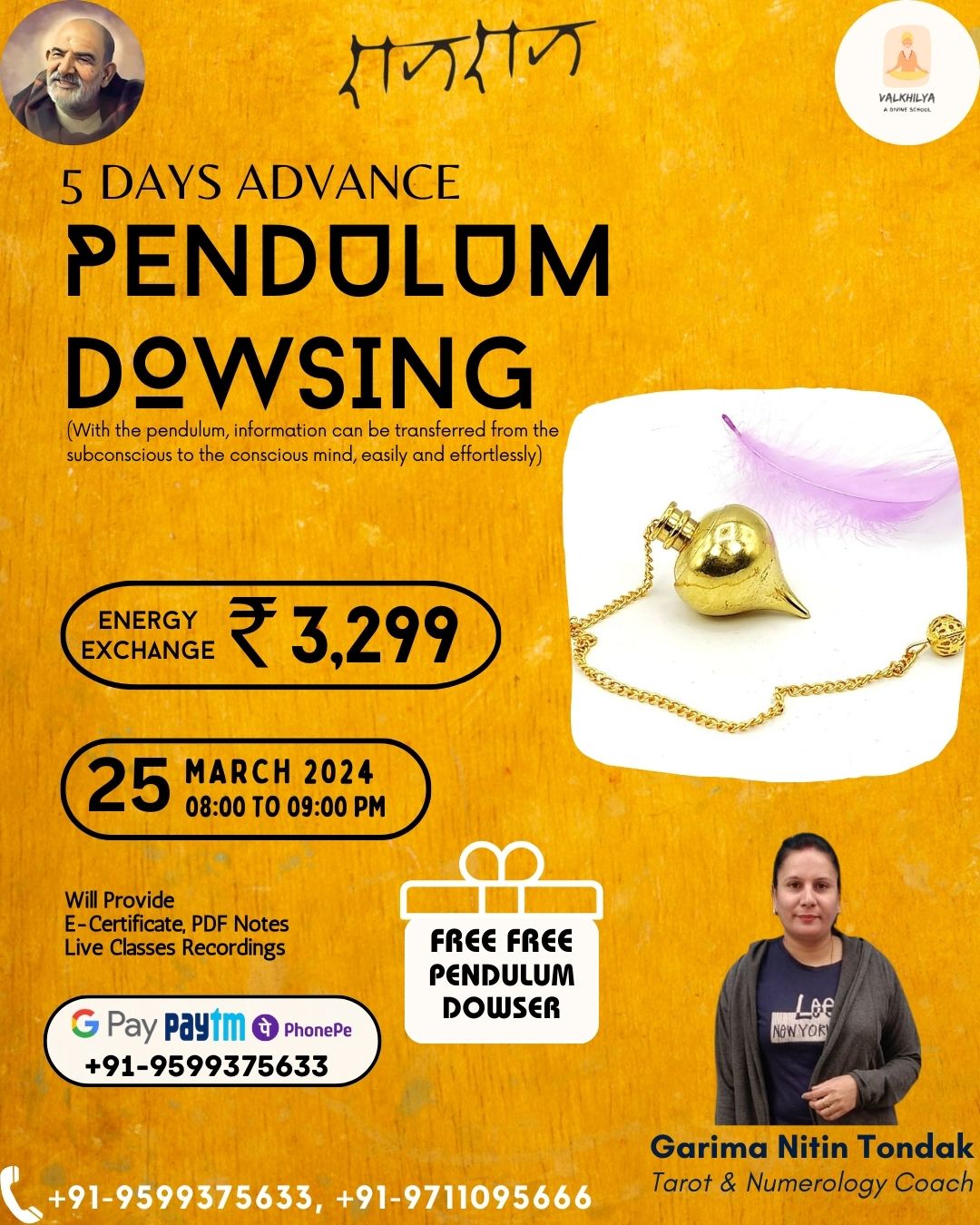 Advance Pendulum Dowsing Course